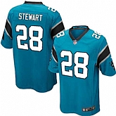 Nike Men & Women & Youth Panthers #28 Stewart Blue Team Color Game Jersey,baseball caps,new era cap wholesale,wholesale hats